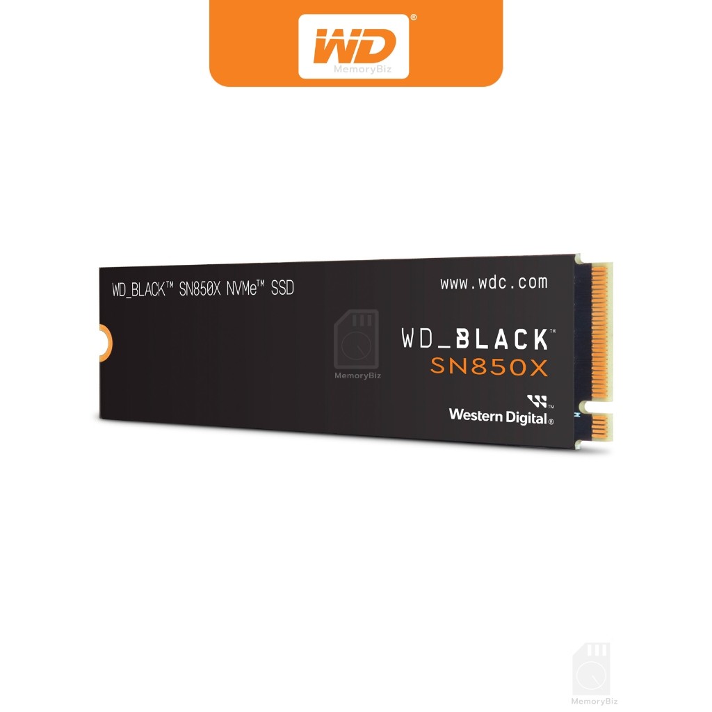1 TB SSD (เอสเอสดี) WD BLACK SN850X WITHOUT HEATSINK - PCIe 4/NVMe M.2 2280 (WDS100T2X0E) ประกัน 5ปี