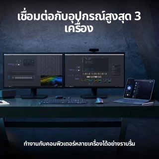 LOGITECH MX KEYS S ADVANCED WIRELESS คีย์บอร์ดไร้สาย มีไฟส่องสว่าง ชาร์จไฟได้ผ่าน USB-C คีย์ TH/ENG