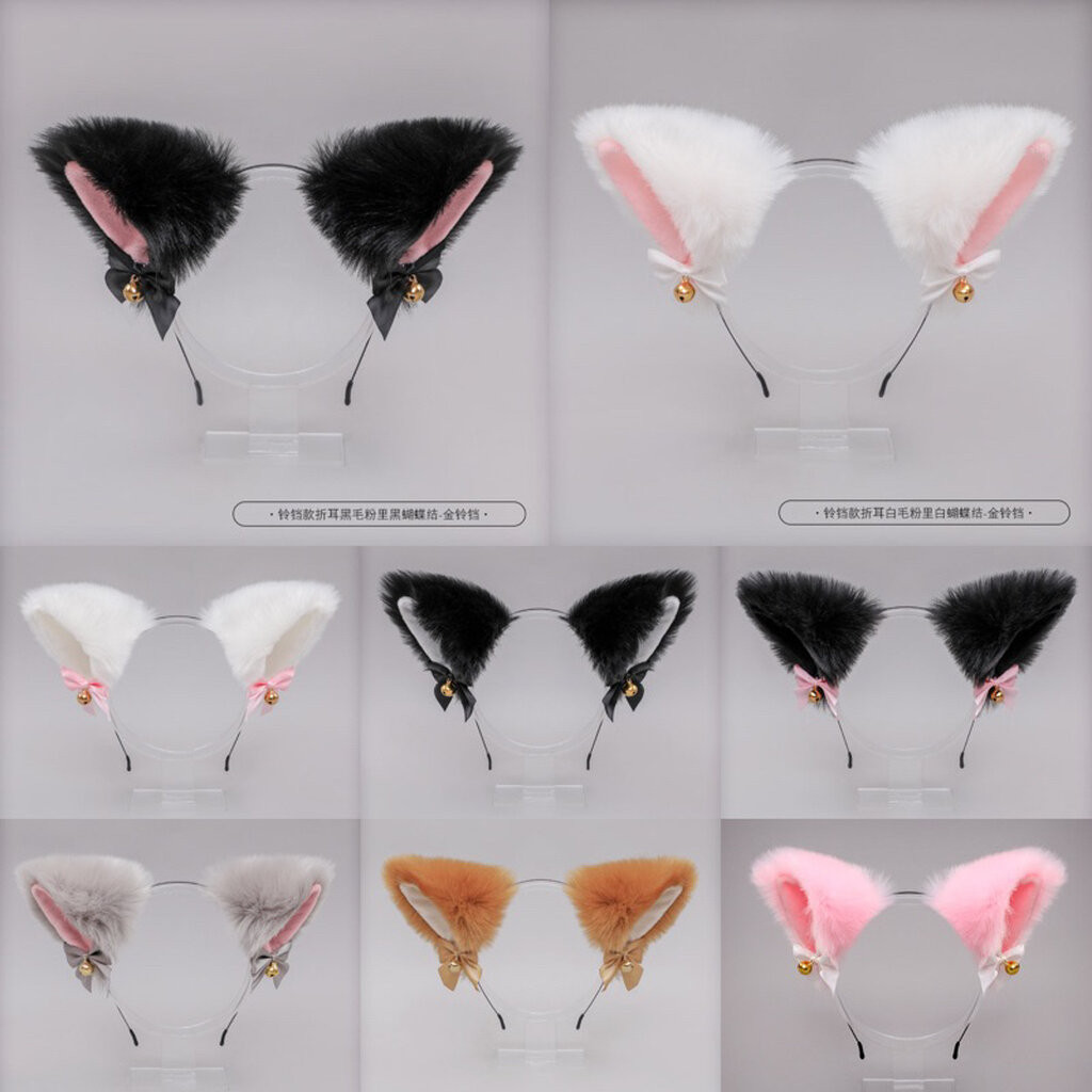 พร้อมส่ง  หูแมว คอสเพลย์ หูสัตว์ ที่คาดผมหูแมว หูแมวไซส์ใหญ่ tiktok ราคา ถูกที่สุด ดีลบีเคเค รูปภาพหลัก