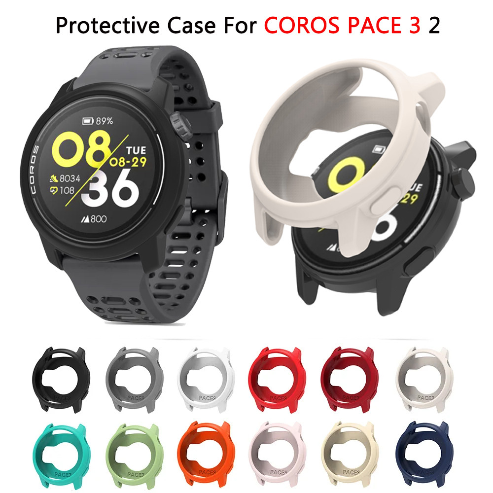เคสซิลิโคน TPU สําหรับ COROS PACE 3 สมาร์ทวอท์ชกันชนกรอบ Protector สําหรับ COROS PACE 2 ฝาครอบกรณี