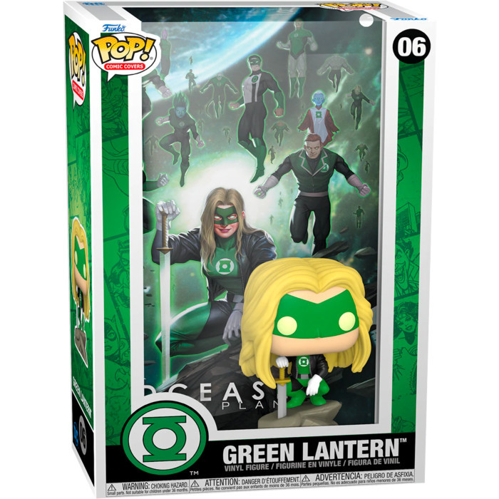 FUNKO ฟังโก้ป๊อป! ฝาครอบการ์ตูน: DC - DCeased Green Lantern