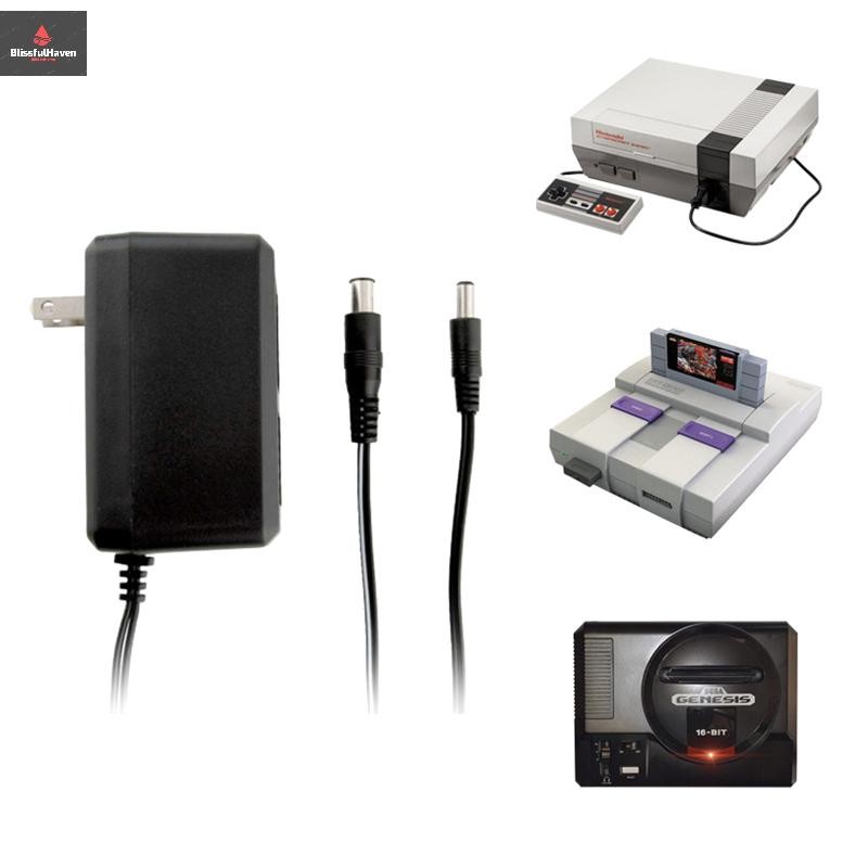 Cod 1 ชิ้น 3 ใน 1 AC Power Supply อะแดปเตอร์สําหรับ SNES/NES/GENESIS 9V 3 ใน 1 แหล่งจ่ายไฟใหม่