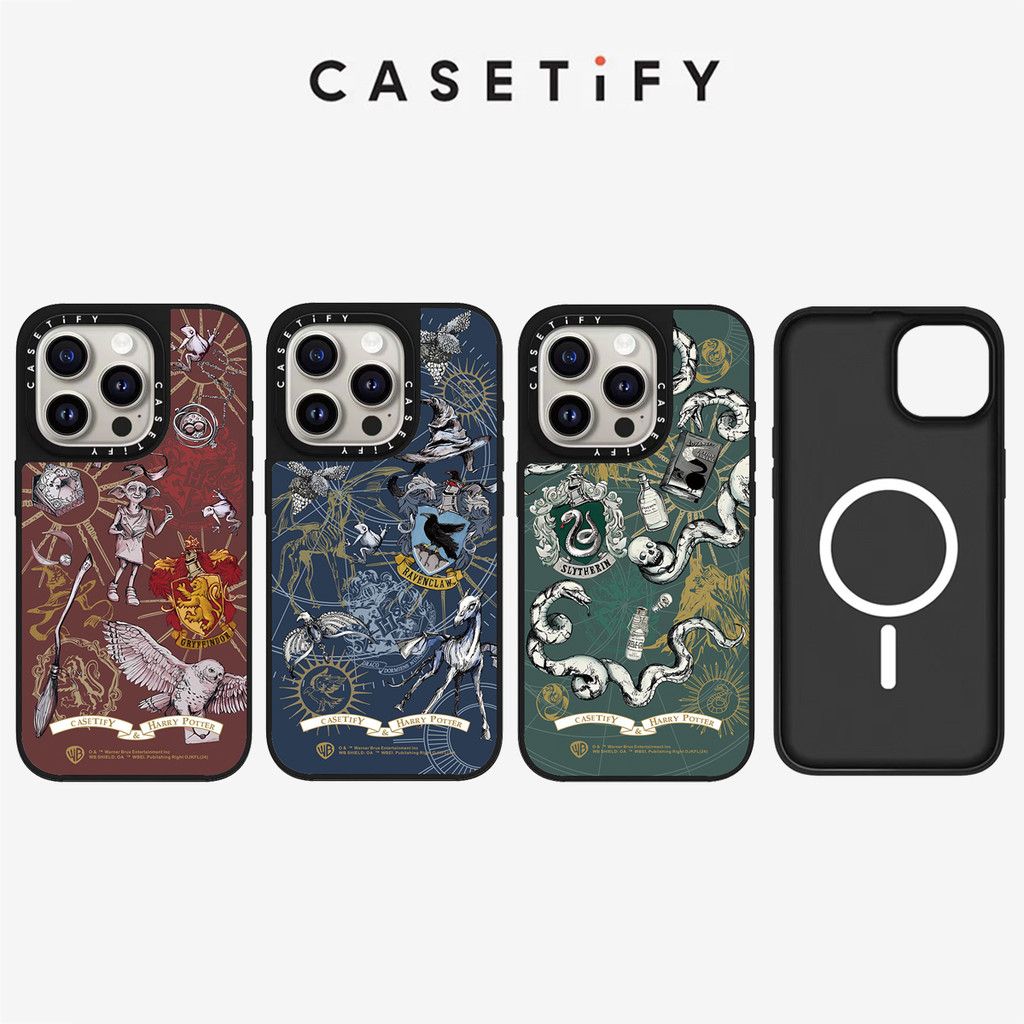 กระจกแม่เหล็ก Magic Academy Hard Anti fall เคสโทรศัพท์สําหรับ iPhone 17 Pro Max 17 Air 16 Pro Max 15 14 13 12 11 กรณีกันกระแทกด้านหลังอะคริลิคปลอก