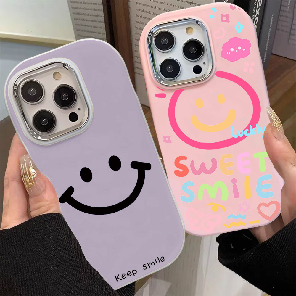 Silicone รอยยิ้มเคส For Samsung Galaxy A55 5G A05s A05 A06 A16 5G A54 A34 A35 A24 A22 A25 A15 A14 A12 เคสโทรศัพท์มือถือ