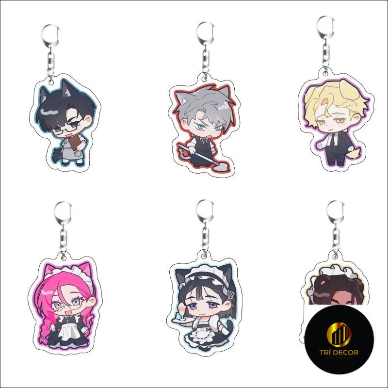 Alien STAGE IVAN & TILL Man พวงกุญแจอะนิเมะผู้หญิงพวงกุญแจสําหรับกางเกงจี้เด็กเครื่องประดับกุญแจ