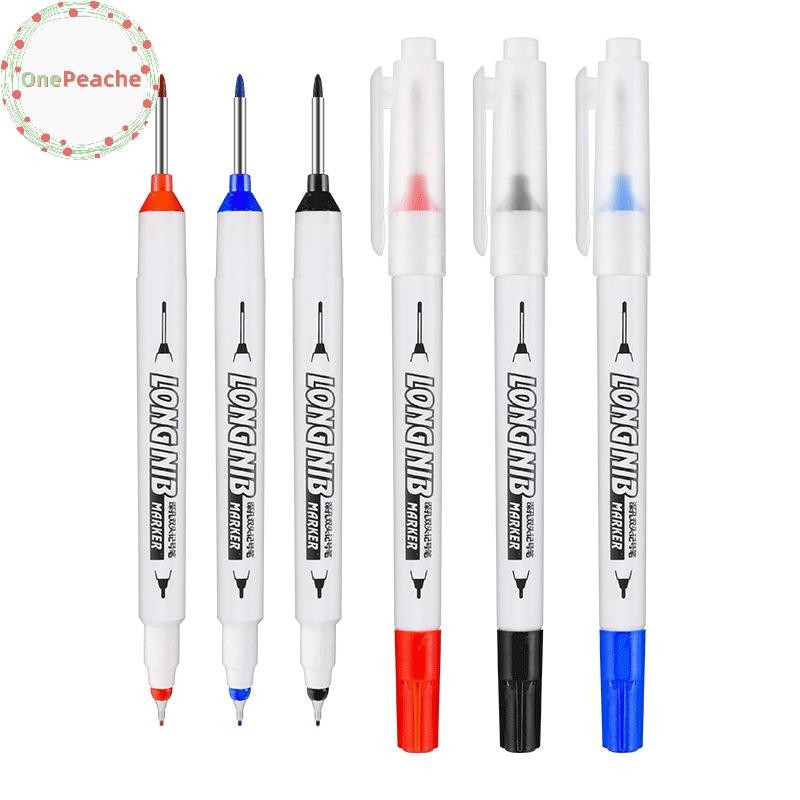 Onepeache Double-Pointed Marker ปากกาหลุมลึกโลหะห้องน้ํางานไม้กระเบื้องสกรูรูลึก 20 มม.Dash ปากกา Marker ปากกา TH