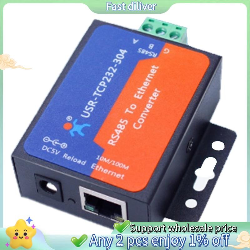 1 ชิ้น Modbus Serial Port RS485 เป็น Ethernet Converter Server Adapter - TCP232-304 การส่งข้อมูล DHC