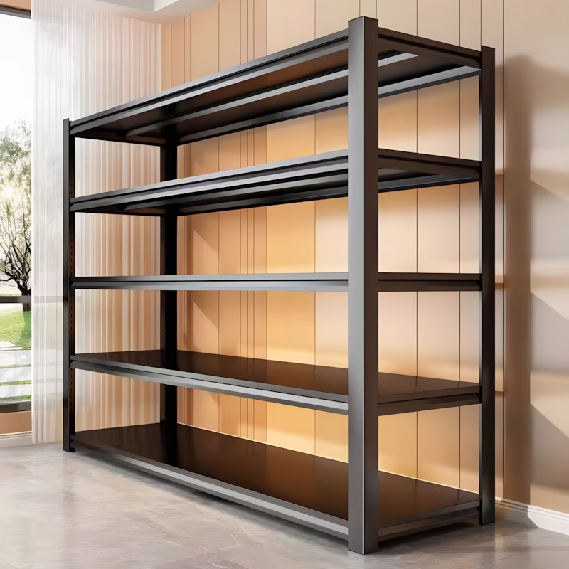 ชั้นวางของ ชั้นวางของเหล็ก กว้าง 60/90/120cm ความสูงสามารถปรับได้แต่ละชั้น รับน้ำหนัก 800KG