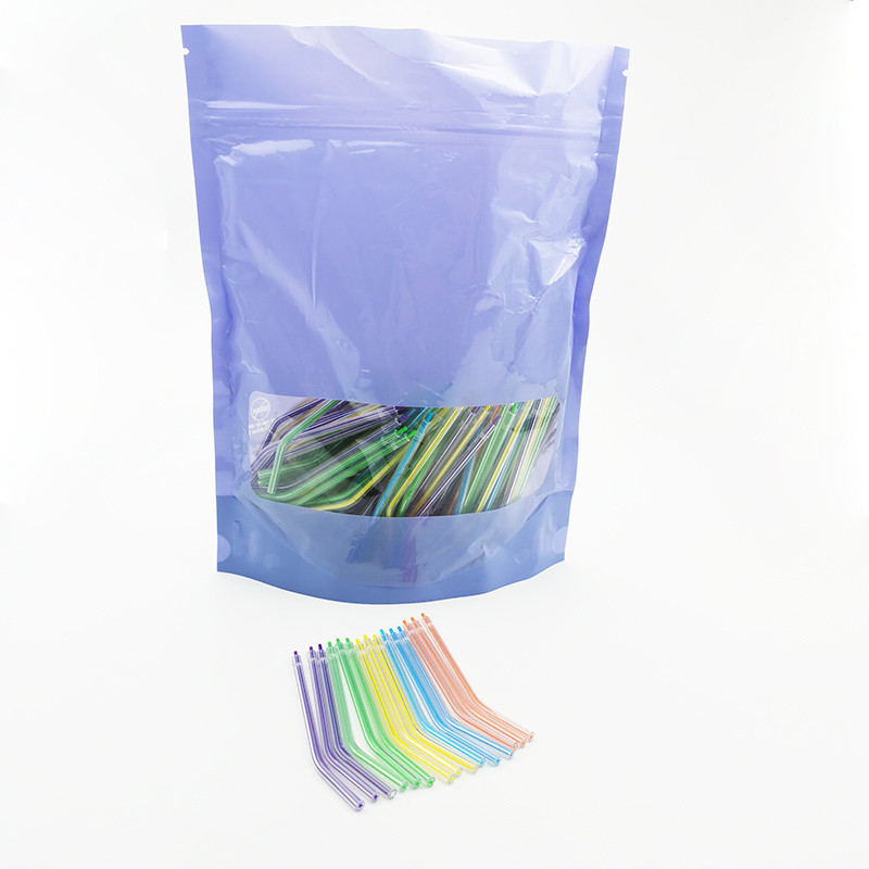 250 pcs หัวฉีดแบบใช้แล้วทิ้งเคล็ดลับสําหรับทันตกรรม Triple Air Water Syringe 3 Way Syringe โปร่งใสสี