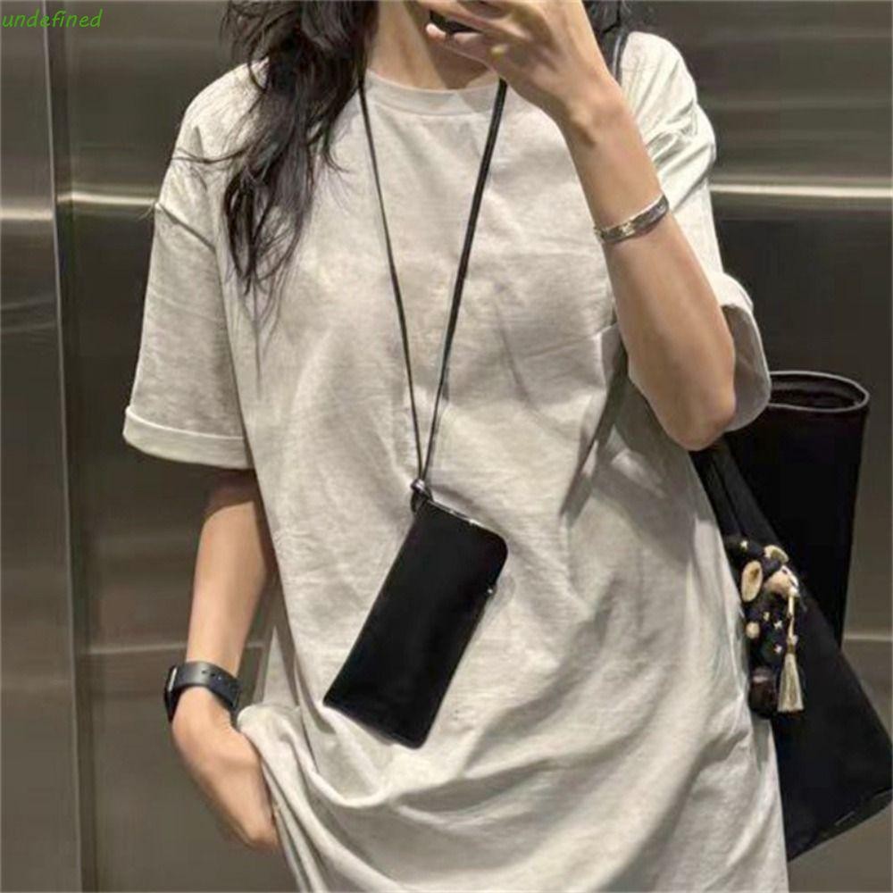 Jarrediw แขวนคอแว่นตากระเป๋า,สไตล์เกาหลี Retro Pu หนังแว่นตา,Multi-Function แว่นตา Protector Halter String Chain แว่นตากันแดดคลิป