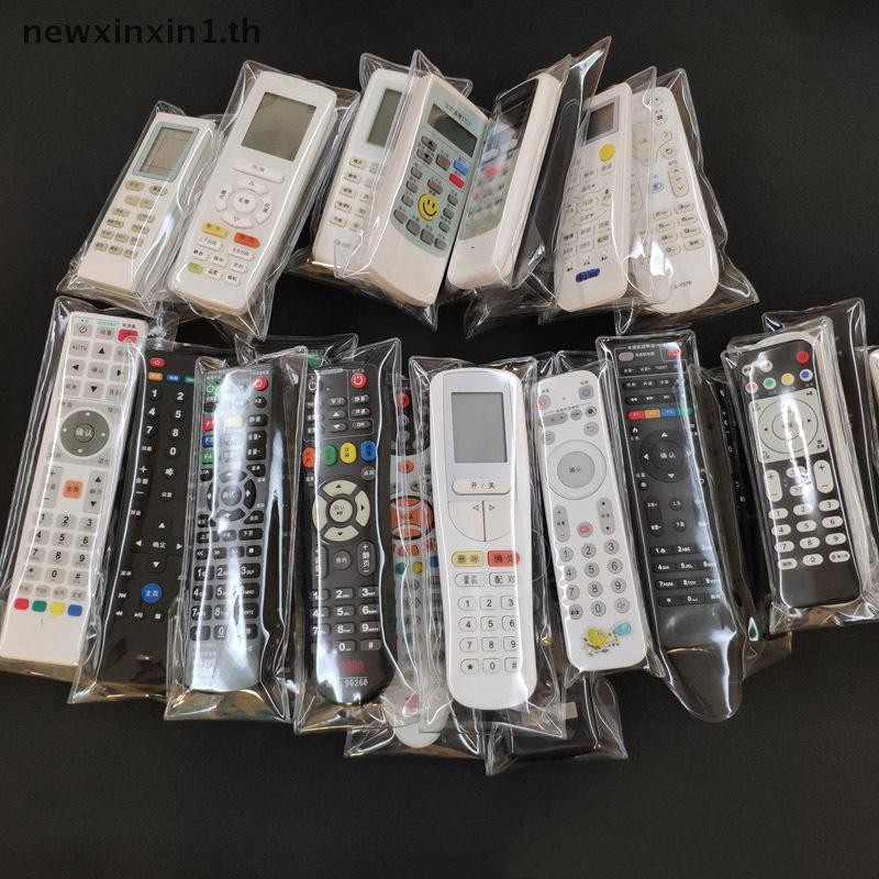 *NT* Pvc โปร่งใส Universal รีโมทคอนโทรลฝาครอบป้องกันฝุ่นสะดวกกรณีเครื่องปรับอากาศ/รีโมทคอนโทรลทีวีปลอกป้องกัน {T}