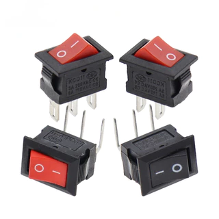 Kcd11 สวิทช์ 10*15 มม.มินิปุ่มสวิทช์ ON-OFF/ON-OFF-ON 2 ขา/3 ขา 3A 250VAC/6A 125VAC 10x15mm Rocker Switch
