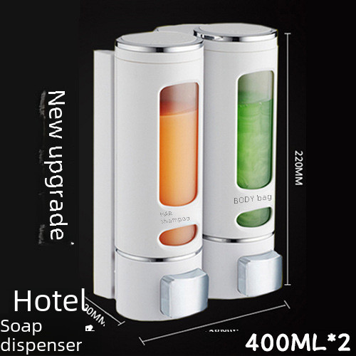 [Hot Sale]Shower Gel Shampoo Dispenser Hand Soap Dispenser Press Hotel Guesthouse Home Bathroom Wall-mounted Soap Dispenser1.8