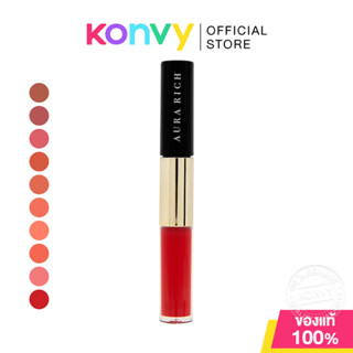 Aura Rich Hya Lip Duo Matte Liquid And Gloss 3g ออร่า ริช ลิ…