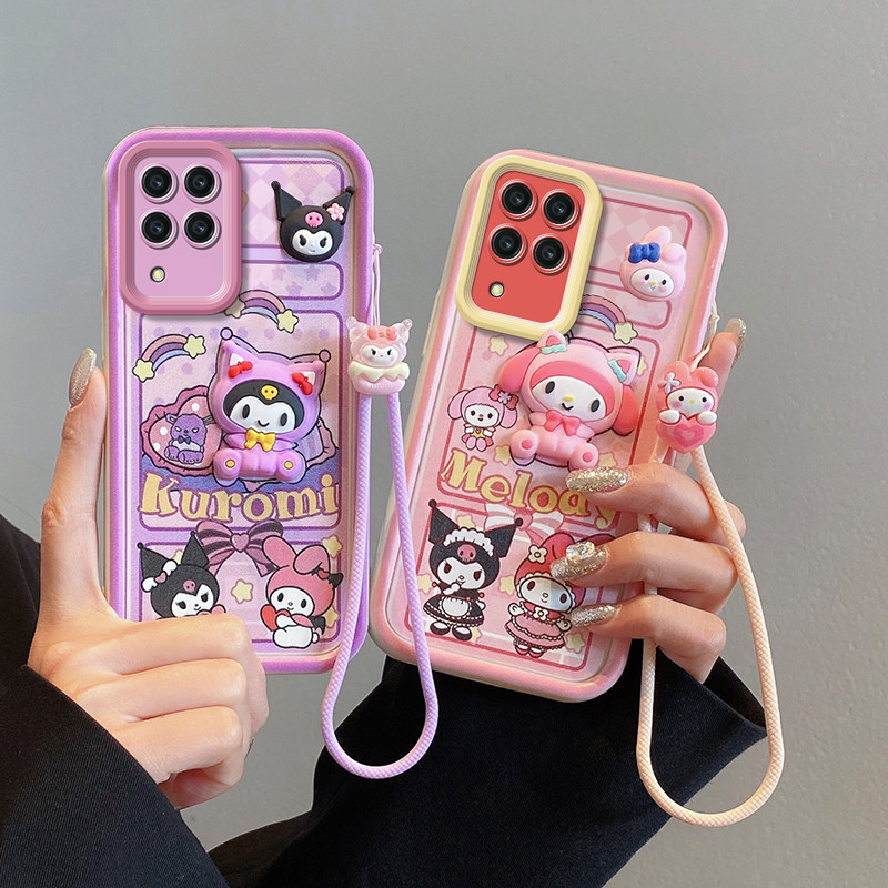 เคส  samsung a12 เคส samsung m12 เคสโทรศัพท์ tpu ตุ๊กตา 3 มิติน่ารักสําหรับเคส samsung a12 เคส .