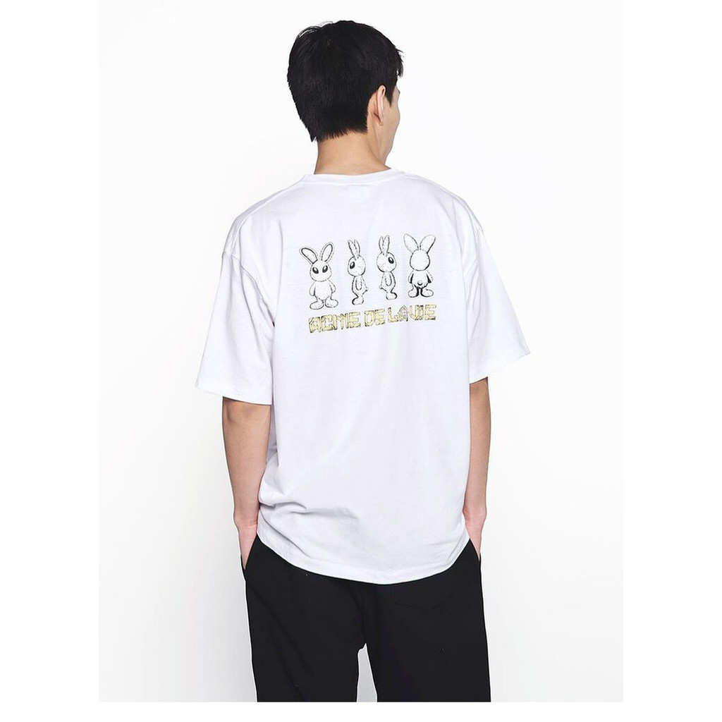 2025 ใหม่ Acme de Ia vie AdIv เสื้อยืด Alien Rabbit พิมพ์เสื้อยืดแขนสั้น Unisex