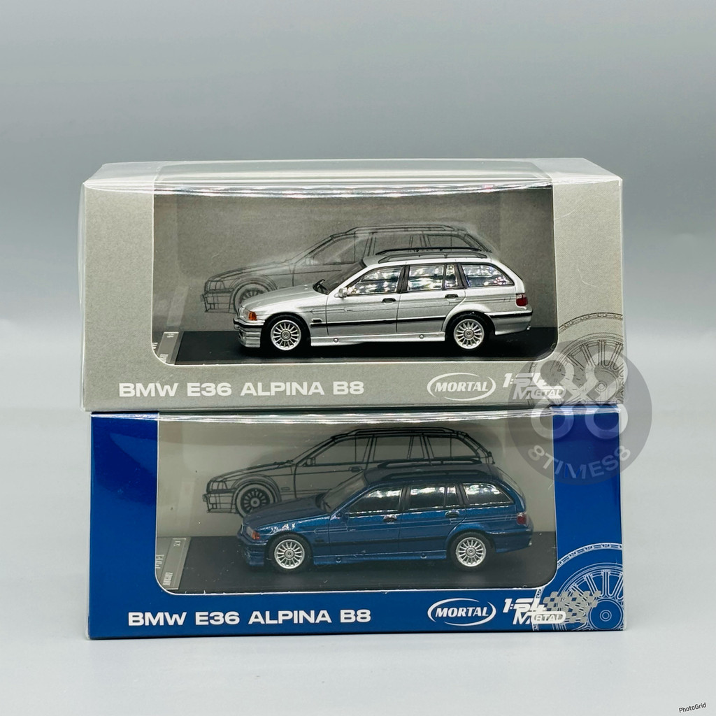Mortal 1/64 BMW 3 Series E36 รุ่นสี่ประตูรุ่น Third-Generation Touring Vehicle Alloy Car Model