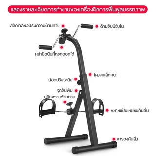 KEEP GOING MAX จักรยานออกกำลังกาย Double กายภาพบำบัด ปั่นมือปั่นเท้ามินิ จักรยานมือปั่นเท้าปั่น ผู้สูงอายุ