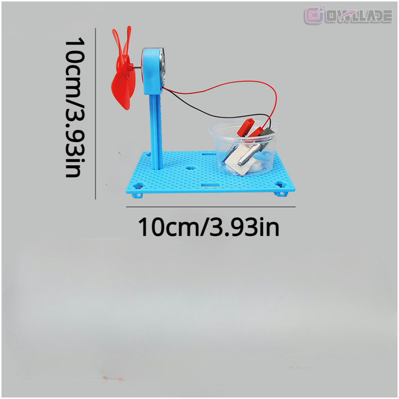 OWLLADE Stem ของเล่นเพื่อการศึกษาสําหรับเด็กของขวัญวันเกิดสําหรับเด็ก DIY Brine Power พัดลมชุด TTJY-YSFDFS 3T - รูปที่ 3
