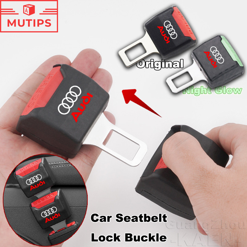 Audi รถเข็มขัดนิรภัยล็อคหัวเข็มขัดความป ส่วนต่อขยาย อุปกรณ์ตกแต่งภายในสําหรับ สําหรับ A3 8l A1 Q5 TT