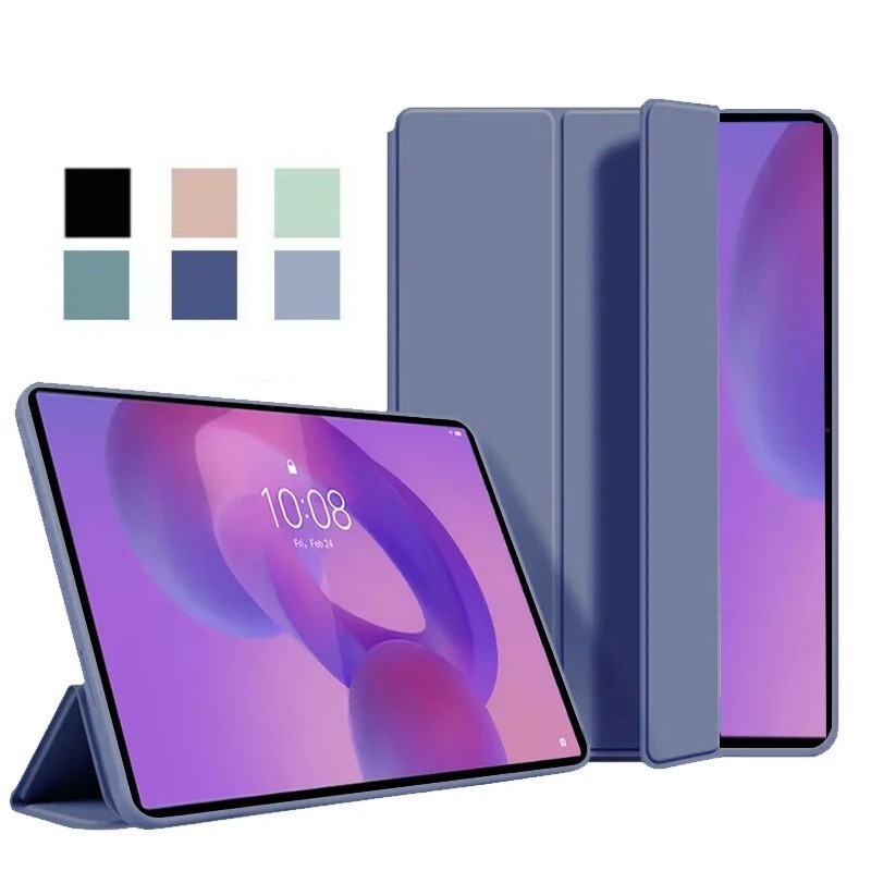 สําหรับ Lenovo idea tab pro กรณี 12.7 นิ้วแม่เหล็กพับ PU ขาตั้ง Soft TPU ปกหลังสําหรับ Lenovo idea t