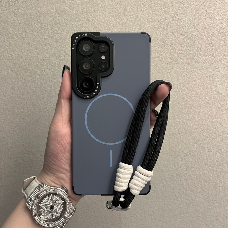 Pure สี Fine แหวนแม่เหล็กดูด Liquid Lanyard สําหรับ Samsung S22 S23 S24 S25 Ultra S25 Plus S25 กรอบการพิมพ์ ราคา ถูกที่สุด ดีลบีเคเค แกลเลอรีภาพที่ 6