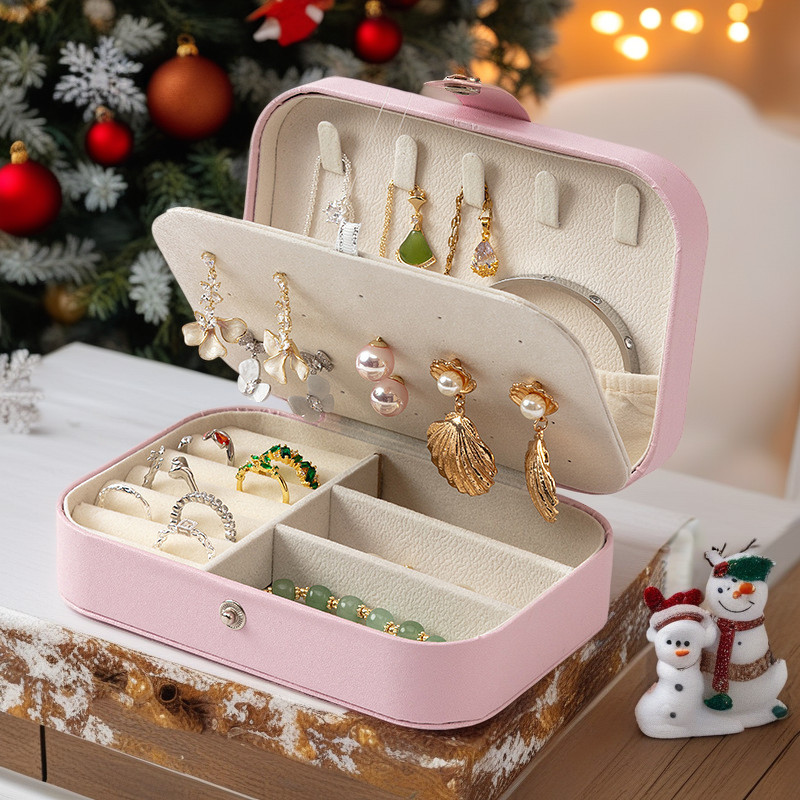 High-End Anti-Oxidation ต่างหูสร้อยคอเครื่องประดับแหวนช่องเดสก์ท็อปขนาดใหญ่-ความจุกล่องเครื่องประดับ