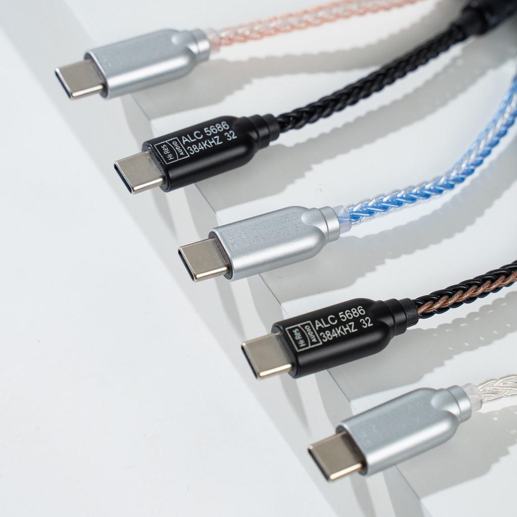 Realtek ALC5686 USB-C ถึง 3.5 มม.DAC หูฟังเครื่องขยายเสียงดิจิตอลถอดรหัสและอะแดปเตอร์ Hifi Dac Type-C ถึง 3.5 มม.