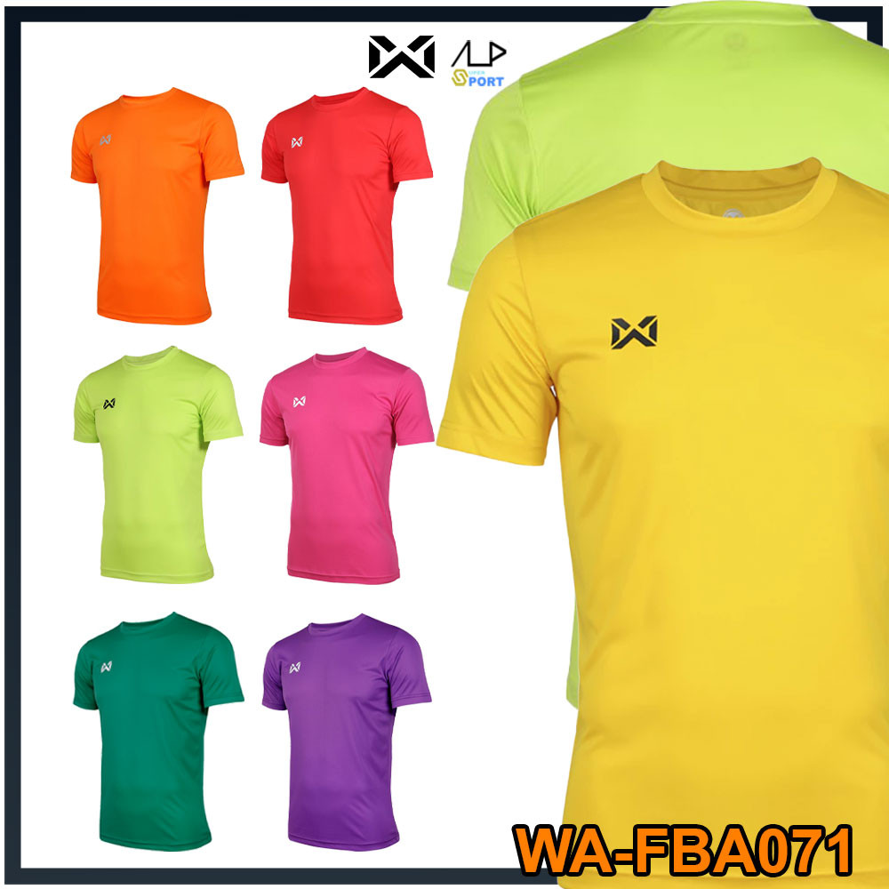 💥ลดโหดเหมือนโกรธใคร!💥Warrix เสื้อฟุตบอลคอกลมแขนสั้น “Basic One” รุ่น WA-251FBACL01 แท้ 100