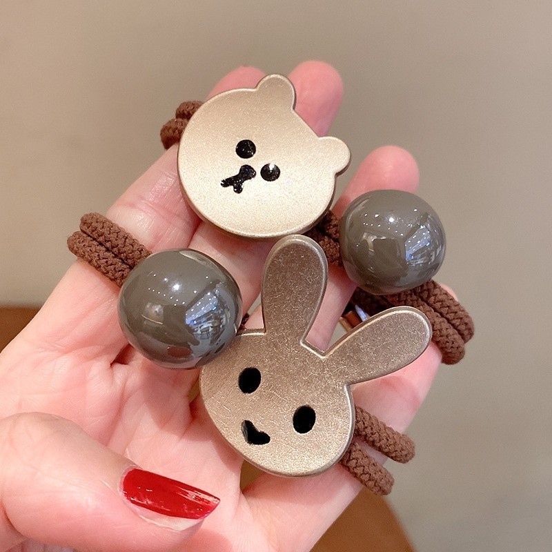 เกาหลีผูกผมตัวละครผมหางม้าสไตล์เกาหลีแหวนผมแฟชั่น ZS 913