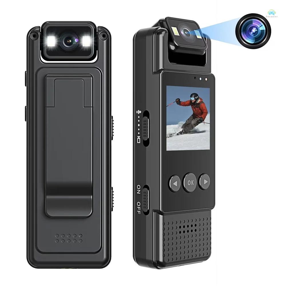 Yb2 กล้องวิดีโอ 1080P WiFi Body กล้องพร้อมเสียงและบันทึกวิดีโอสวมใส่ Body Cam Mini Clip-on กล้องกล้องวิดีโอ 180° กลางคืนเลนส์หมุนได้