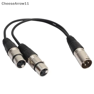 Che 3-Pin XLR ชายคู่ XLR หญิง Y Splitter สายสัญญาณเสียงสําหรับไมโครโฟน TH