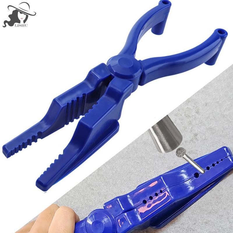 Lishu เครื่องมือเล็บคีมความปลอดภัยแบบพกพาป้องกันนิ้วสําหรับตอกตําแหน่งง่ายและรักษานิ้วของคุณปลอดภัย th