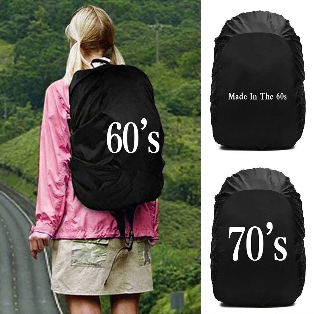 กระเป๋าเป้สะพายหลังครอบคลุมปีพิมพ์กันฝน 20-70 L