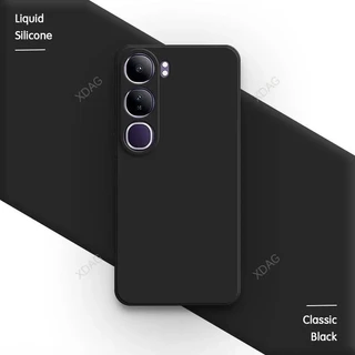 สําหรับVivo X300 Pro V60 Lite V50 Y200 Y19S 5G 2024 โทรศัพท์กรณีSoft TPUยางสแควร์เกราะปลอกVivoY200 VivoV60 VivoY19S V40 กันกระแทกคลาสสิกตรงขอบปกหลัง