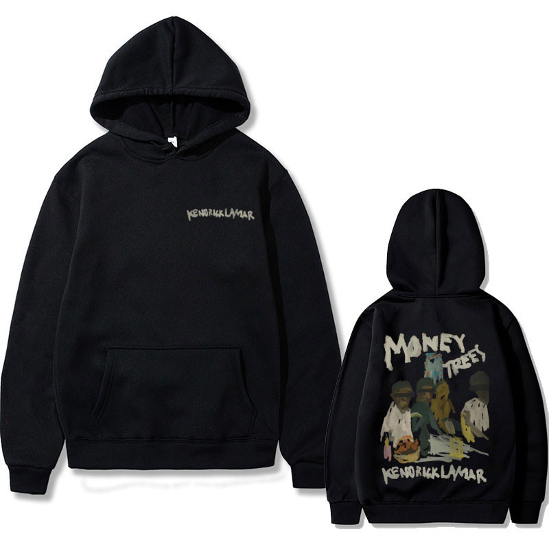 เสื้อกันหนาวมีฮู้ดลายต้นไม้เงินของแร็ปเปอร์ Kendrick Lamar ลดราคาใหม่ล่าสุด
