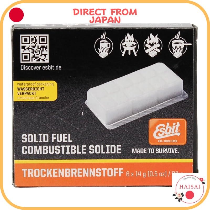 [ส่งตรงจากญี่ปุ่น]Esbit Solid Fuel Military (14G X 6 ชิ้น) Es11220000 Esbit Solid Fuel Standard (4G 