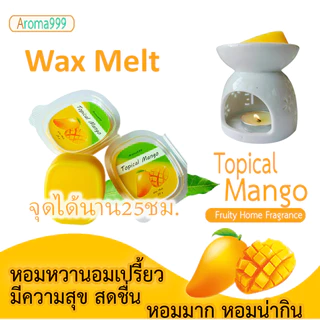 Aroma999 เทียนละลาย Wax Melt หอมมาก 13 กลิ่นผ่อนคลายแบบสปา 25g. จุดได้25ชม. พร้อมจัดส่ง
