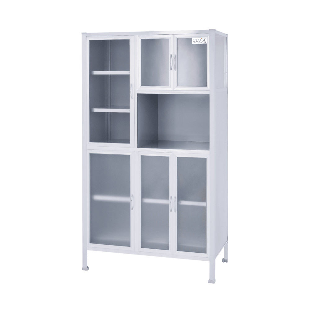 LOCAL789 CLOSE ตู้กับข้าวพร้อมช่องวางไมโครเวฟ 1เมตร SENSE-A100 ขนาด 100x51x176 ซม. ร้านอยู่ในไทย