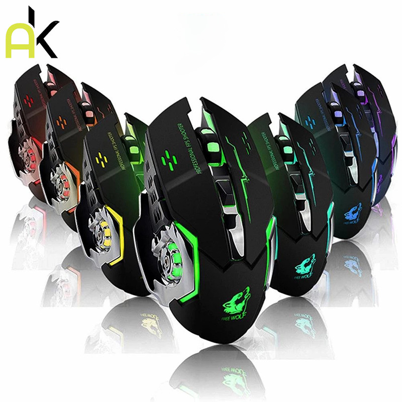 AK เมาส์เกมมิ้ง เมาส์บูทูธ Gaming Mouse RGB MOUSE มีสาย/ไร้สาย มีเสียง/ไร้เสียง มาโคร/ไม่มาโคร เมาส์ mous