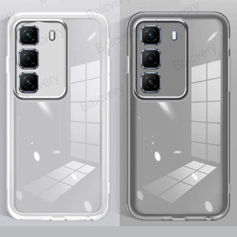 ปลอกแฟชั่นสําหรับ Infinix Hot 50 4G5G Hot 50 Pro Plus 4G Hot 50 Pro ฝาครอบซิลิโคนใสสีสันสดใสป้องกันเลนส์กล้อง