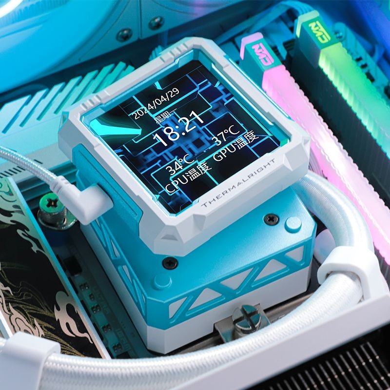 Limin FROZEN WARFRAME PRO 360 สีขาว ARGB หม้อน้ําระบายความร้อนด้วยน้ําแบบบูรณาการเกราะน้ําแข็ง