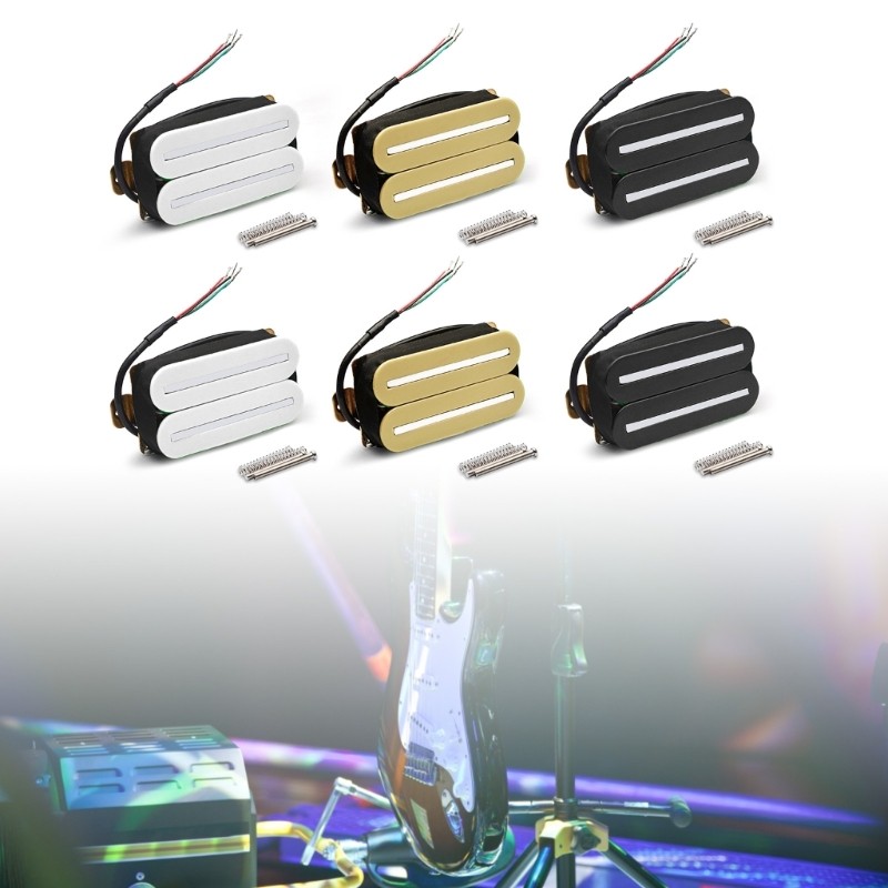 Mon Professional กีตาร์ไฟฟ้าคอ Humbucker Pickup โลหะ Humbucker คอ Pickup