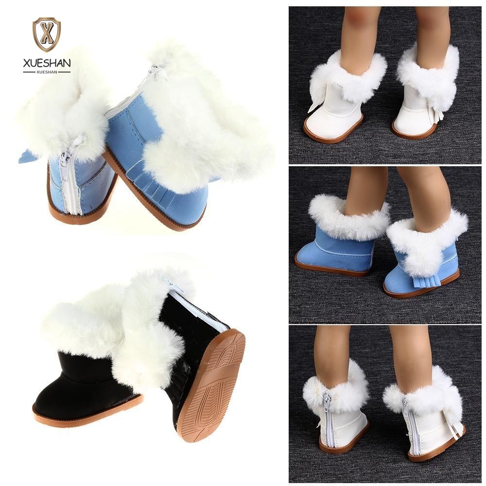 Xueshan Snow Boots ของเล่นเด็กรองเท้าตุ๊กตาทํามือ