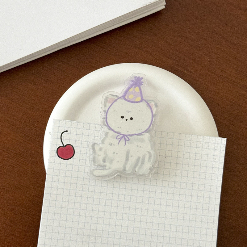 แมวคลิปปิดผนึกสาวหัวใจหน้าคลิปนักเรียนหางยาวคลิปเก็บคลิปปัสสาวะหมายเหตุคลิปอะคริลิการ์ตูนน่ารักสไตล์คลิป - รูปที่ 5