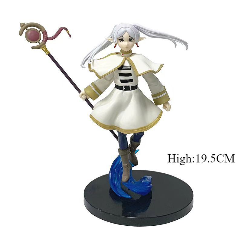 Frieren: Beyond Journeys End Sitting Action Figure Frieren Model Gifts ของเล่นบะหมี่