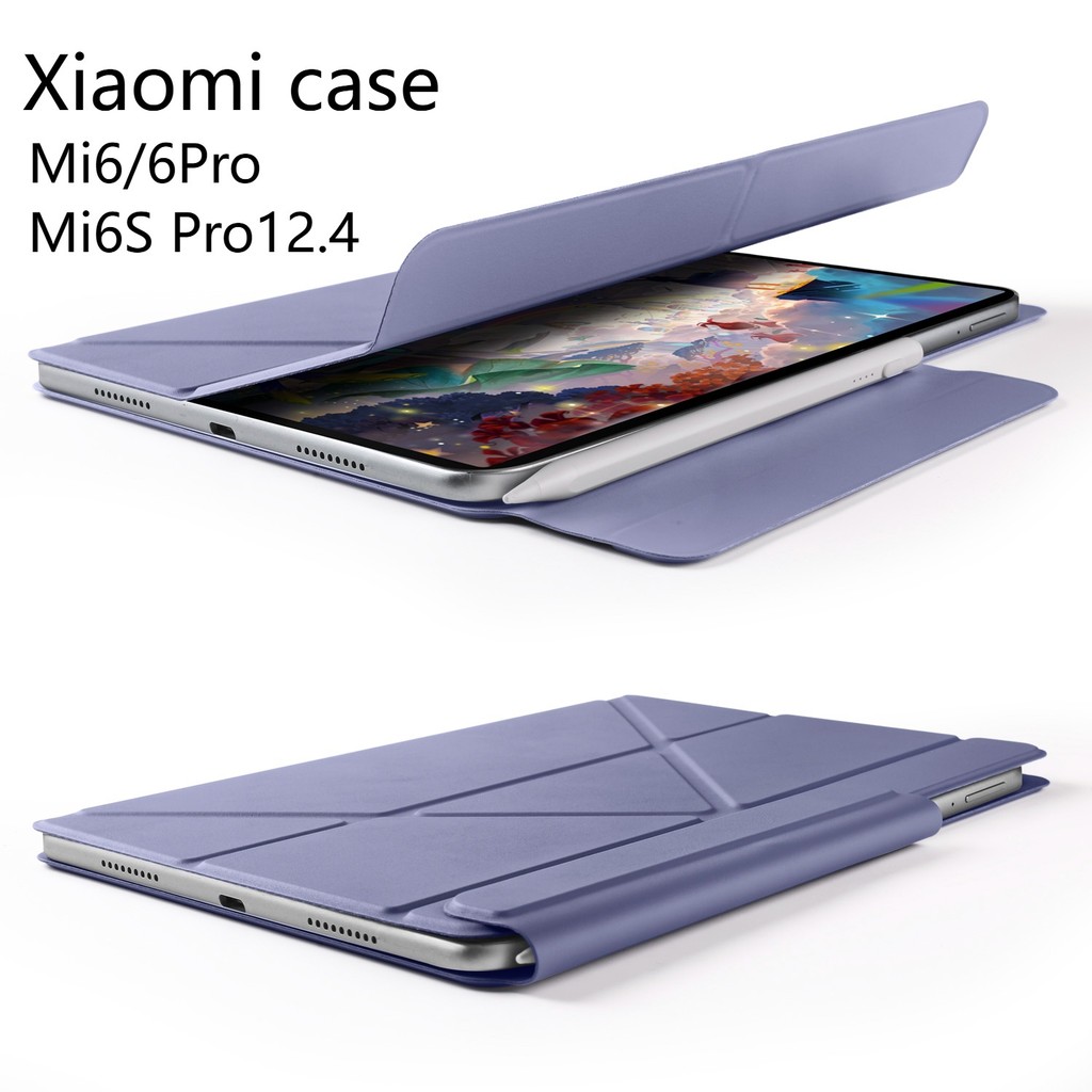 Xiaomi เคสป้องกันแม่เหล็ก สองด้าน สําหรับ Pad 6/6 Pro / xiaomi6S Pro12.4 สัมผัสสบาย รองรับที่เสถียร และการปลุกอัจฉริcase