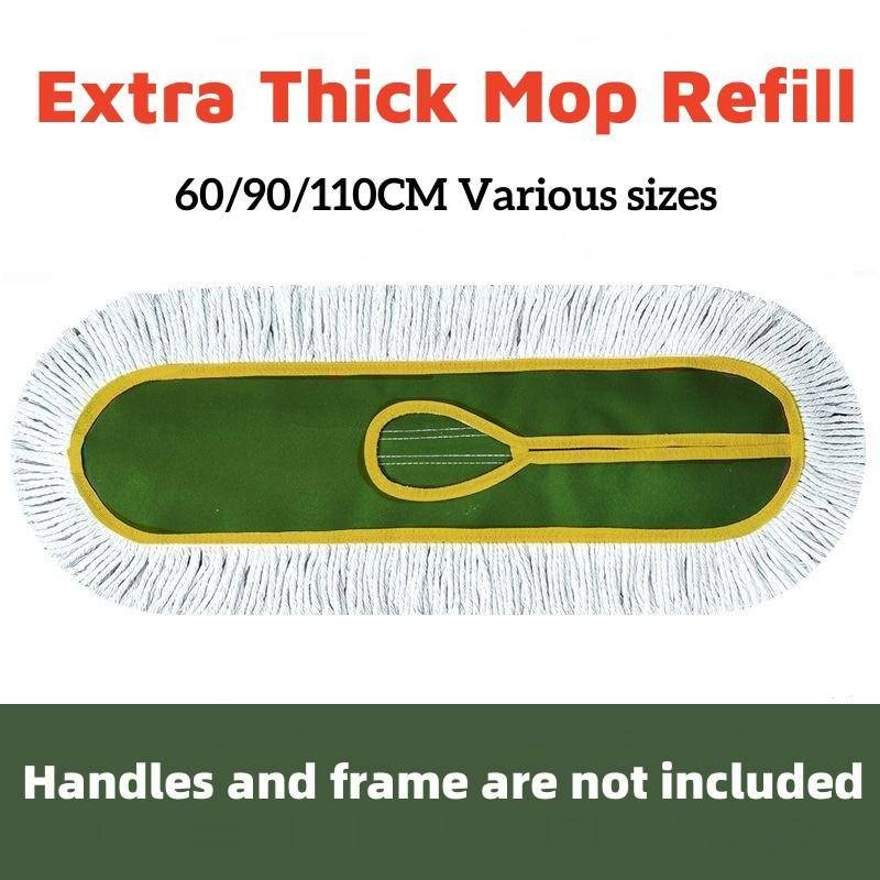 24/36/43 "เชิงพาณิชย์หนาพิเศษ Dust Mop Refill,อุตสาหกรรม Mop Pads สําหรับ Dust Mop, Floor Mop Head Replacement สําหรับ Home,Gym