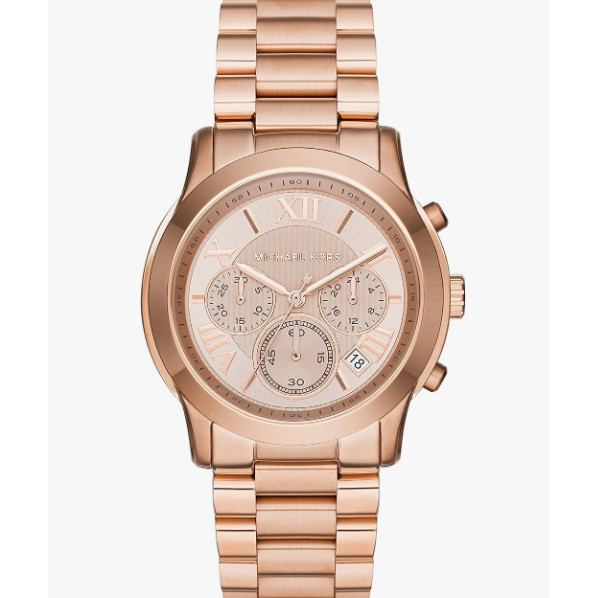 Michael Kors Womens Cooper Rose Gold-Tone Watch MK6275