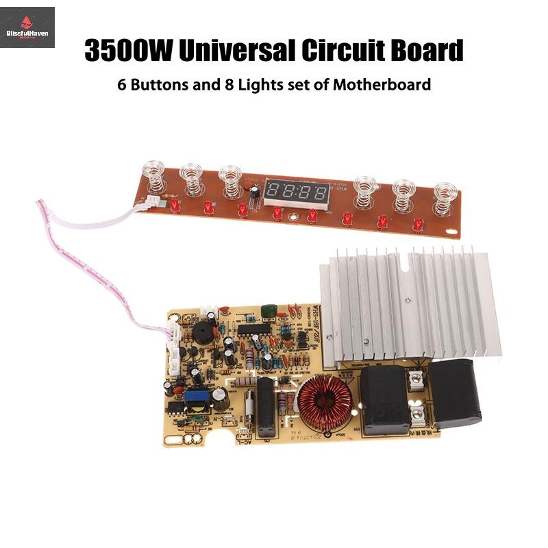 Cod 3500W Induction Heag แผงควบคุมเตาแม่เหล็กไฟฟ้าเมนบอร์ด Universal Circuit Board ดัดแปลงบอร์ด High Power ใหม่